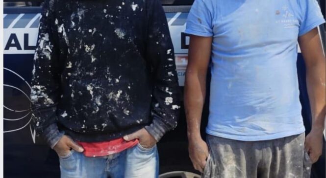 DETIENE POLICÍA DE TLALNEPANTLA A DOS SUJETOS EN POSESIÓN DE MOTOCICLETA CON REPORTE DE ROBO