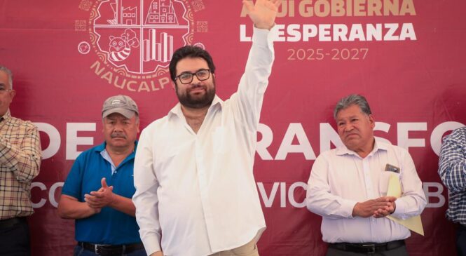 NAUCALPAN ESTÁ EN PROCESO DE TRANSFORMACIÓN Y NO NOS VAN A DETENER: ALCALDE ISAAC MONTOYA
