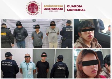 GUARDIA MUNICIPAL Y FISCALÍA DEL EDOMÉX DESMANTELAN BANDA DEDICADA AL ROBO DE MOTOCICLETAS CON VIOLENCIA