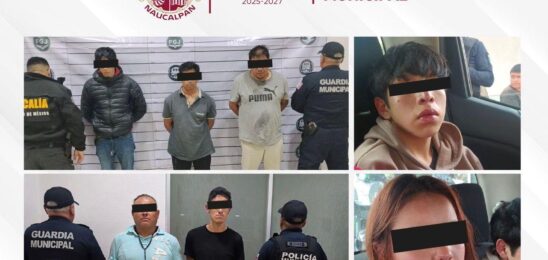 GUARDIA MUNICIPAL Y FISCALÍA DEL EDOMÉX DESMANTELAN BANDA DEDICADA AL ROBO DE MOTOCICLETAS CON VIOLENCIA