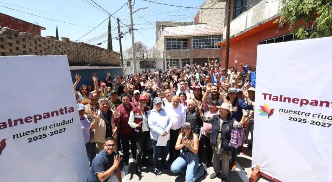 ENTREGA RACIEL PÉREZ 22 VIALIDADES REHABILITADAS EN TLALNEPANTLA CON INVERSIÓN SUPERIOR A 94 MILLONES DE PESOS