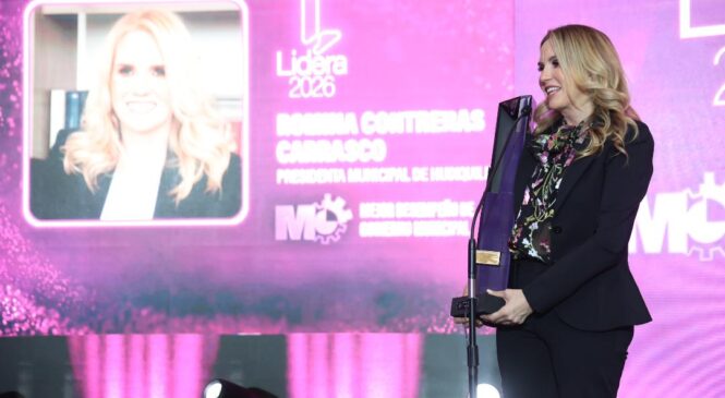RECIBE ROMINA CONTRERAS PREMIO POR EL MEJOR DESEMPEÑO DE UN GOBIERNO MUNICIPAL EN MÉXICO