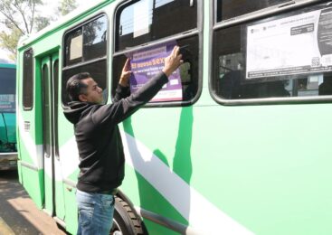 SE SUMA TLALNEPANTLA A LA CAMPAÑA ESTATAL EN EL TRANSPORTE PÚBLICO, “NOS MOVEMOS SEGURAS”