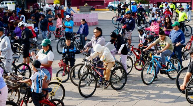 IMPULSA GOBIERNO DE TLALNEPANTLA RODADA POR LA PAZ PARA PREVENIR LA VIOLENCIA