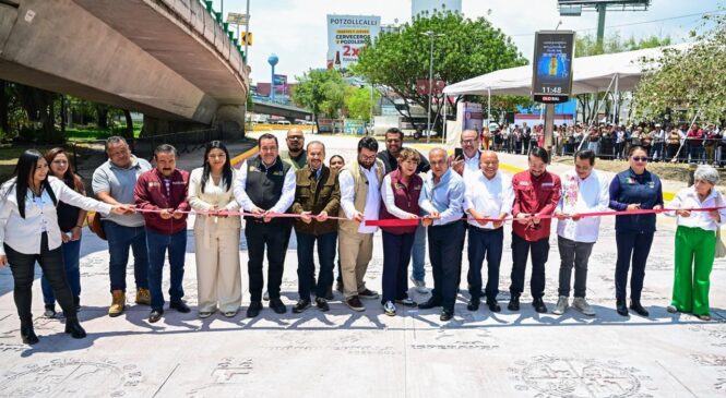 GOBERNADORA DEL EDOMÉX Y ALCALDE DE NAUCALPAN ENTREGAN REHABILITACIÓN DE LA LATERAL DE PERIFÉRICO NORTE