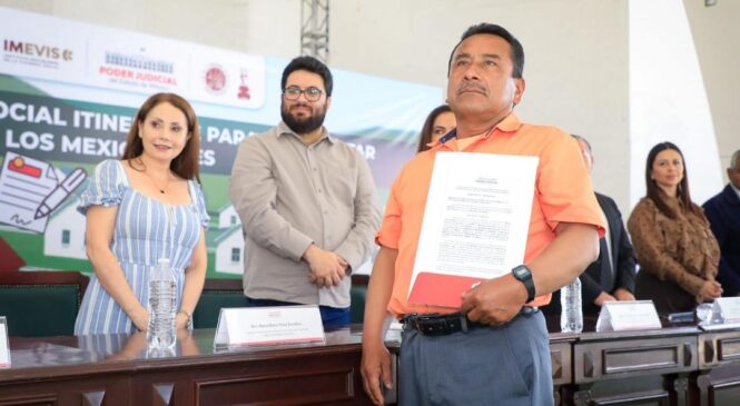 MÁS DE 400 FAMILIAS OBTIENEN CERTEZA JURÍDICA  CON JORNADA DE USUCAPIÓN EN NAUCALPAN