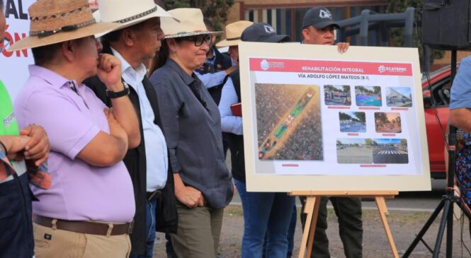 ARRANCA REHABILITACIÓN INTEGRAL DE LA AVENIDA R1 EN ECATEPEC