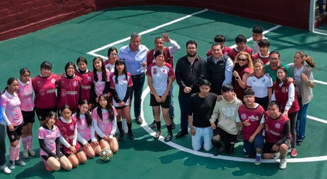 IMPULSA NAUCALPAN RESCATE DE ESPACIOS PÚBLICOS CON PROGRAMA HUELLAS DEL MUNDIAL