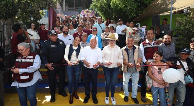 RACIEL PÉREZ CRUZ ENTREGA OBRAS DE INFRAESTRUCTURA URBANA Y SEGURIDAD EN EL ORIENTE