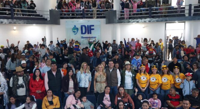FESTEJA HUIXQUILUCAN DÍA DEL NIÑO CON SHOW DE LAGRIMITA Y COSTEL ANTE 30 MIL PERSONAS