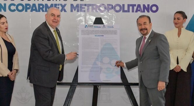 RECONOCE COPARMEX METROPOLITANO A ATIZAPÁN COMO UN LUGAR SEGURO PARA LA INVERSIÓN