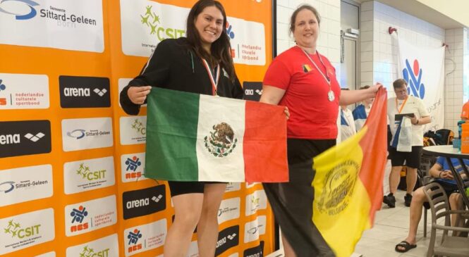 TRIUNFA IZCALLENSE EN PAÍSES BAJOS Y SUBE AL PÓDIUM EN CAMPEONATO INTERNACIONAL DE NATACIÓN