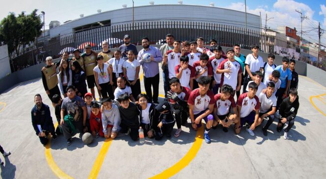 AVANZA NAUCALPAN EN RECUPERACIÓN DE ESPACIOS PÚBLICOS CON HUELLAS DEL MUNDIAL