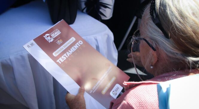 ALISTA IZCALLI MIL 500 TESTAMENTOS GRATUITOS A CIUDADANÍA DE CUALQUIER MUNICIPIO