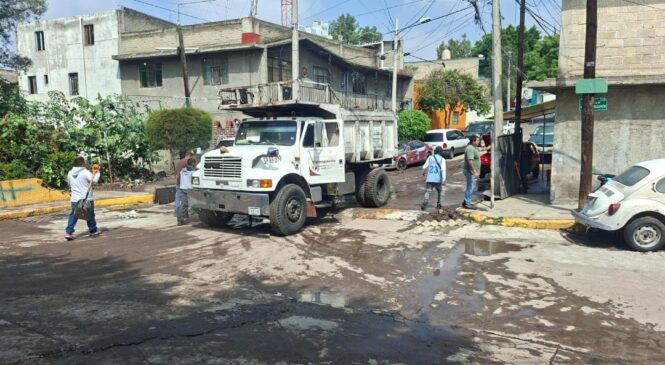 GOBIERNO DE TLALNEPANTLA MANTIENE DESPLIEGUE OPERATIVO PARA ATENDER AFECTACIONES POR LLUVIAS