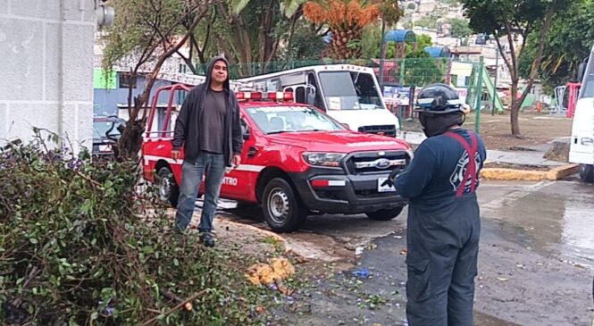 GOBIERNO DE TLALNEPANTLA REFUERZA OPERATIVOS POR LLUVIAS
