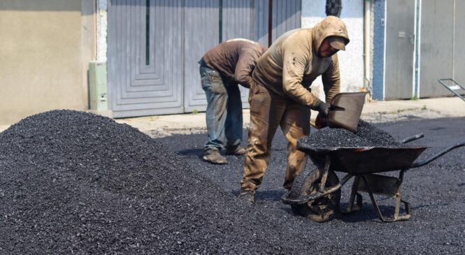 APLICA CUAUTITLÁN IZCALLI MÁS DE 5 MIL 300 TONELADAS DE MEZCLA ASFÁLTICA PARA REFORZAR LA MOVILIDAD