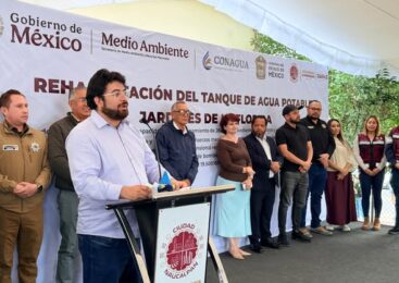ENTREGA ALCALDE ISAAC MONTOYA TANQUE DE AGUA EN JARDINES DE LA FLORIDA REHABILITADO TRAS AÑOS DE ABANDONO