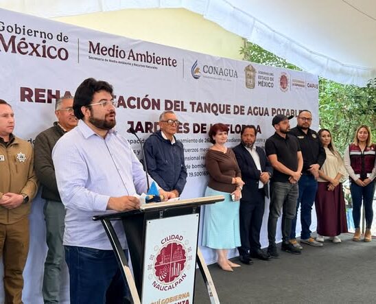 ENTREGA ALCALDE ISAAC MONTOYA TANQUE DE AGUA EN JARDINES DE LA FLORIDA REHABILITADO TRAS AÑOS DE ABANDONO