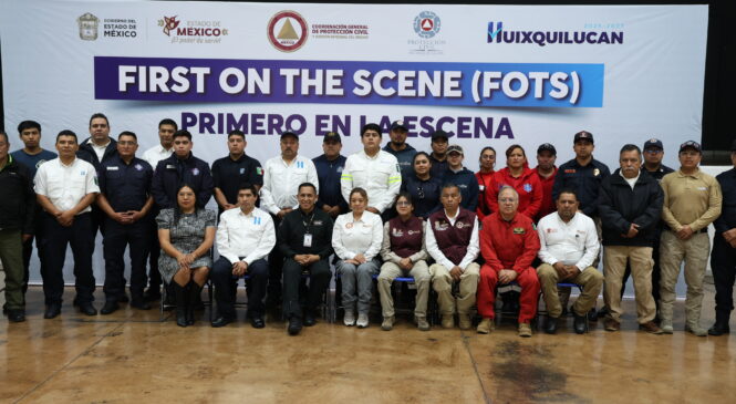 HUIXQUILUCAN, SEDE DE LA CAPACITACIÓN INTERMUNICIPAL DE PROTECCIÓN CIVIL PARA FORTALECER LA ATENCIÓN A EMERGENCIAS