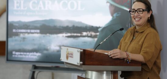 ANUNCIA ALCALDESA AZUCENA CISNEROS LA CREACIÓN DEL HUMEDAL EL CARACOL CON EL QUE SE RESCATARÁN 800 HECTÁREAS Y SE BENEFICIARÁN  A MÁS DE 200 MIL HABITANTES EN ECATEPEC