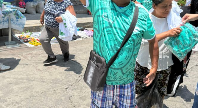COMERCIANTES DE ATIZAPÁN SE PONEN LA VERDE CON LUIS MONTAÑO