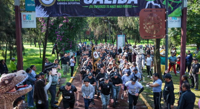 ALCALDE ISAAC MONTOYA DESTACA EL COMPROMISO Y LA VOCACIÓN DE SERVICIO DE LA GUARDIA NACIONAL EN LA CARRERA “PONTE EN GUARDIA”