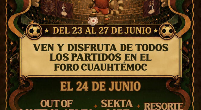 LLEGA MUNDIAL SOCIAL DE LAS CUATRO CASAS AL FORO CUAUHTÉMOC