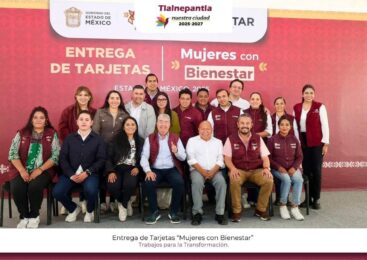 ENTREGAN DIEZ MIL TARJETAS “MUJERES CON BIENESTAR” EN TLALNEPANTLA Y ANUNCIAN EL PRÓXIMO PROGRAMA DE CLÍNICAS DE SALUD