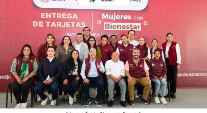 ENTREGAN DIEZ MIL TARJETAS “MUJERES CON BIENESTAR” EN TLALNEPANTLA Y ANUNCIAN EL PRÓXIMO PROGRAMA DE CLÍNICAS DE SALUD