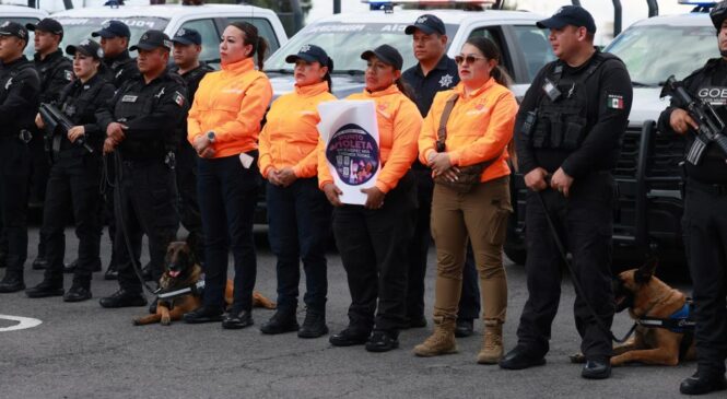 LLEVAN RED VIOLETA A CIUDAD CUAUHTÉMOC CONTRA ACOSO Y VIOLENCIA DE GÉNERO