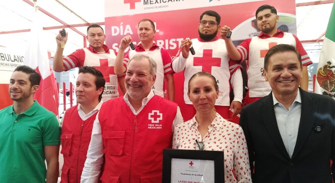 SALVARÁN CERCA DE DIEZ MIL VIDAS AL AÑO CON LAS CUATRO AMBULANCIAS QUE DONÓ LUIS MONTAÑO A LA CRUZ ROJA EN ATIZAPÁN: COUTTOLENC