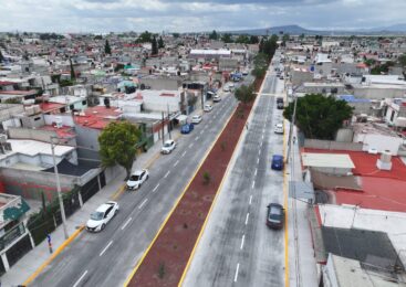 REPAVIMENTAN BOULEVARD QUETZALCÓATL EN CIUDAD AZTECA CON LO QUE SE BENEFICIARÁ A MÁS DE DOS MIL 500 HABITANTES