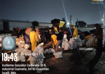 DESPLIEGA GOBIERNO DE IZCALLI OPERATIVO INTEGRAL PARA DAR ATENCIÓN LUEGO DE LA LLUVIA DE ESTE JUEVES