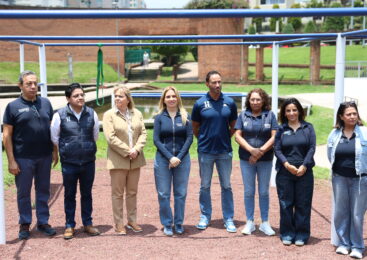 INAUGURA HUIXQUILUCAN UN NUEVO GIMNASIO DE CALISTENIA EN HACIENDA DEL CIERVO