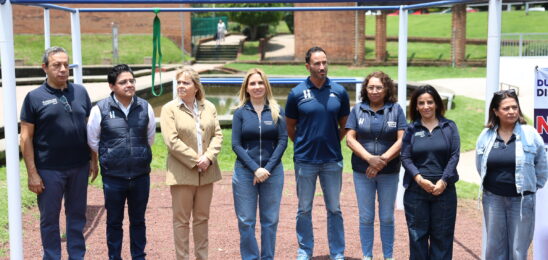 INAUGURA HUIXQUILUCAN UN NUEVO GIMNASIO DE CALISTENIA EN HACIENDA DEL CIERVO