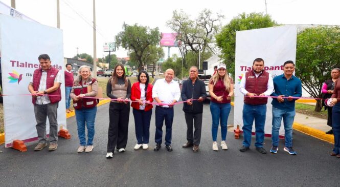 ENTREGA RACIEL PÉREZ CRUZ REHABILITACIÓN EN LA LATERAL MÉXICO-PACHUCA PARA IMPULSAR EL PROGRESO EN SAN JOSÉ IXHUATEPEC