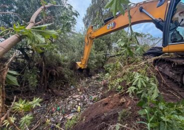 TRABAJOS PREVENTIVOS DEL GOBIERNO DE IZCALLI PERMITEN EL CORRECTO DESFOGUE DEL CANAL SAN JOSÉ ANTE INTENSAS LLUVIAS