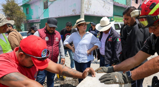 CONTINÚAN JORNADAS DE REPARACIÓN DE FUGAS EN CIUDAD CUAUHTÉMOC