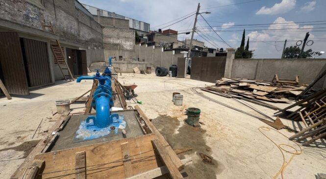 ATIZAPÁN AVANZA CON LA CONSTRUCCIÓN DE UN POZO EN BENEFICIO DE MÁS DE 15 MIL ATIZAPENSES