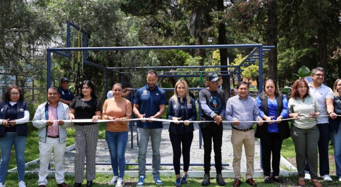IMPULSA HUIXQUILUCAN EL DEPORTE AL AIRE LIBRE CON LA ENTREGA DE MÁS DE 40 GIMNASIOS DE CALISTENIA