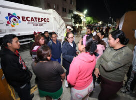 REFUERZA AZUCENA CISNEROS LA PREVENCIÓN DE INUNDACIONES EN ECATEPEC