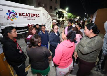 REFUERZA AZUCENA CISNEROS LA PREVENCIÓN DE INUNDACIONES EN ECATEPEC