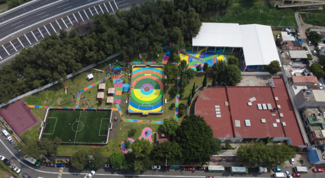 GOBIERNO DE TLALNEPANTLA RECUPERA ESPACIOS PÚBLICOS CON LA RENOVACIÓN TOTAL DEL MÓDULO DEPORTIVO BOSQUES CEYLÁN