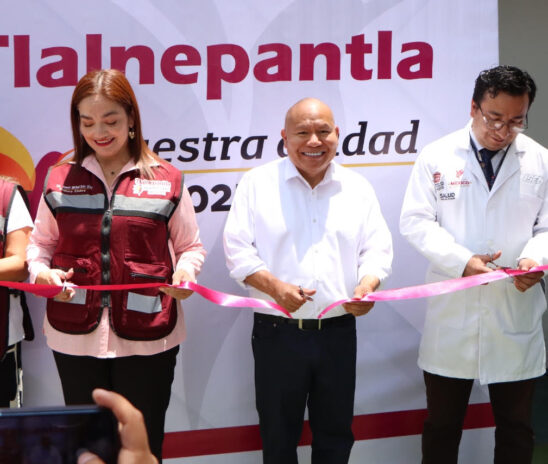 ENTREGA EL GOBIERNO DE TLALNEPANTLA LA REHABILITACIÓN DEL CENTRO DE SALUD CUAUHTÉMOC Y MÓDULO DEPORTIVO