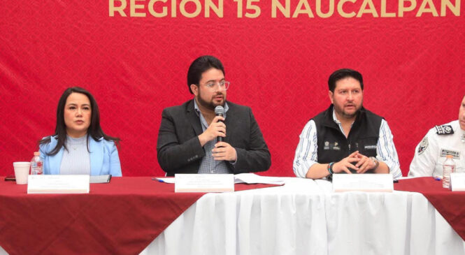 ALCALDE ISAAC MONTOYA IMPULSA MAYOR COORDINACIÓN PARA GARANTIZAR SEGURIDAD PARA LOS NAUCALPENSES