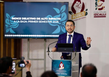 DISMINUYE IZCALLI MÁS DEL 18 POR CIENTO DELITOS DE ALTO IMPACTO DURANTE EL PRIMER TRIMESTRE DEL 2026