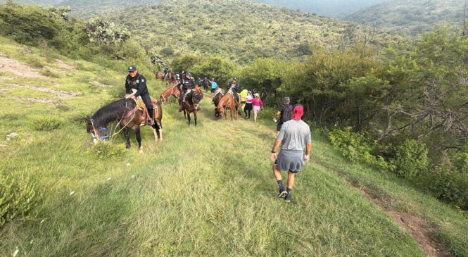 POLICÍA DE ECATEPEC Y LA MARINA REFUERZAN VIGILANCIA EN SIERRA DE GUADALUPE POR VACACIONES