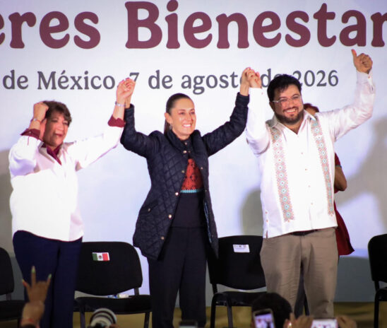 LA PRESIDENTA SHEINBAUN INCORPORA A NAUCALPAN AL PROGRAMA DE BACHEO DE LA ZONA ORIENTE