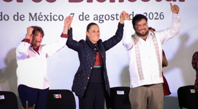 LA PRESIDENTA SHEINBAUN INCORPORA A NAUCALPAN AL PROGRAMA DE BACHEO DE LA ZONA ORIENTE